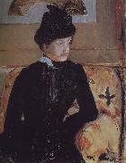 Mary Cassatt The young girl in the black Spain oil painting artist